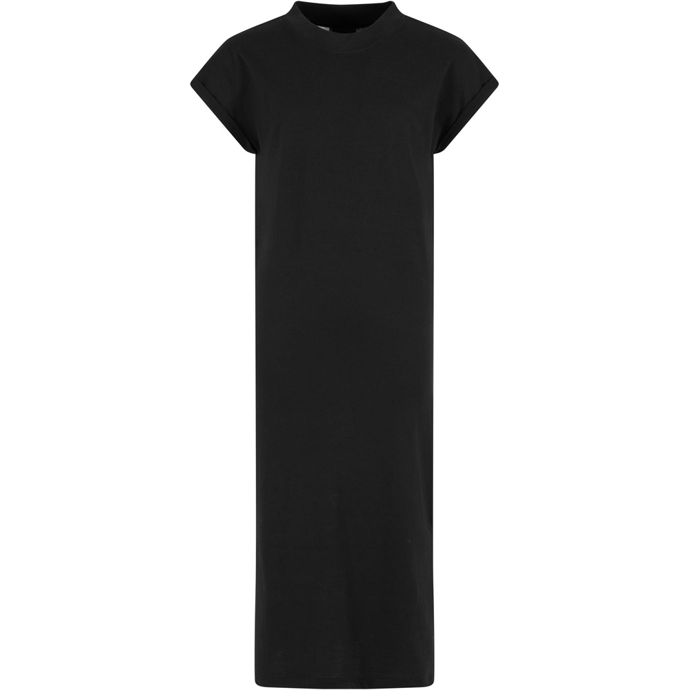 Urban Classics - Long Extended Shoulder Kinder Lange jurk - Zwart